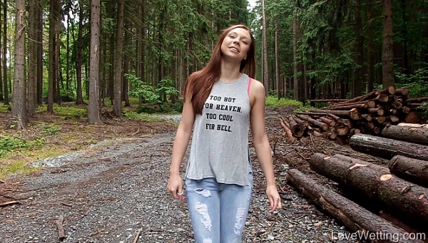 Somewhere In The Forest in Video - Morgan 2023 [Degustation Pissing, Extreme Pee | HD] (Mp4/1000 MB)