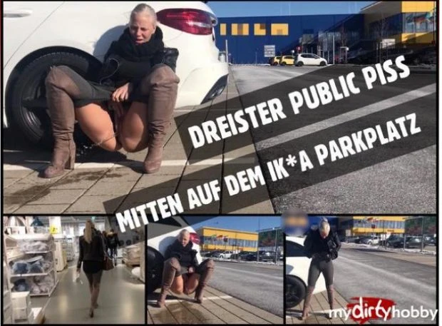 Lara in Video - Public Piss After Shopping 2023 [Pussy Play, Urin Drink | HD] (Mp4/1000 MB)