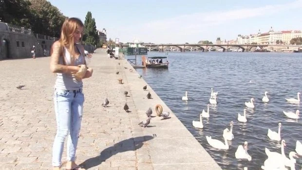 Silvia Dellai in Video - Wetting When Feeding The Swans 2023 [Pee, Trimmed Pussy | HD] (Mp4/1000 MB)