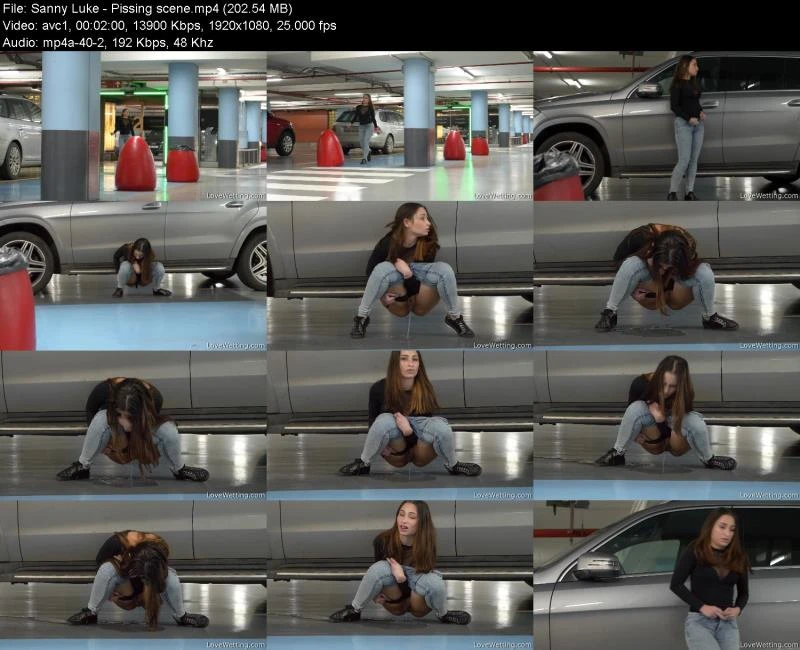 Sanny Luke in Video - Pissing Scene 2023 [Pissing On Pussy, Pissed Woman | HD] (Mp4/1000 MB)