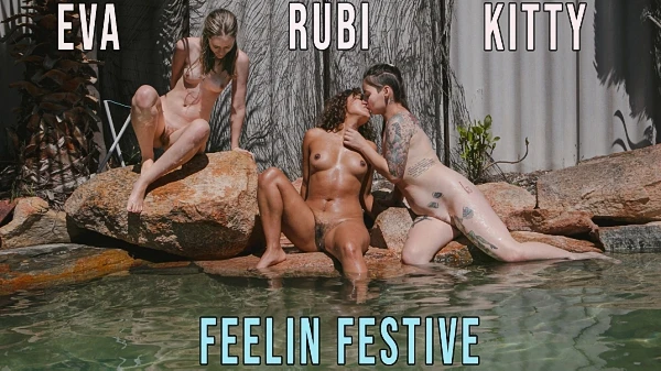 Eva, Kitty in Video - Feelin Festive 2023 [Shocking Penetration, Fuck And Piss | HD] (Mp4/1000 MB)