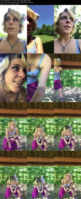 Sashagibson in Video - Pees In A Park 2023 [Water Sports, All Girl | HD] (Mp4/1000 MB)